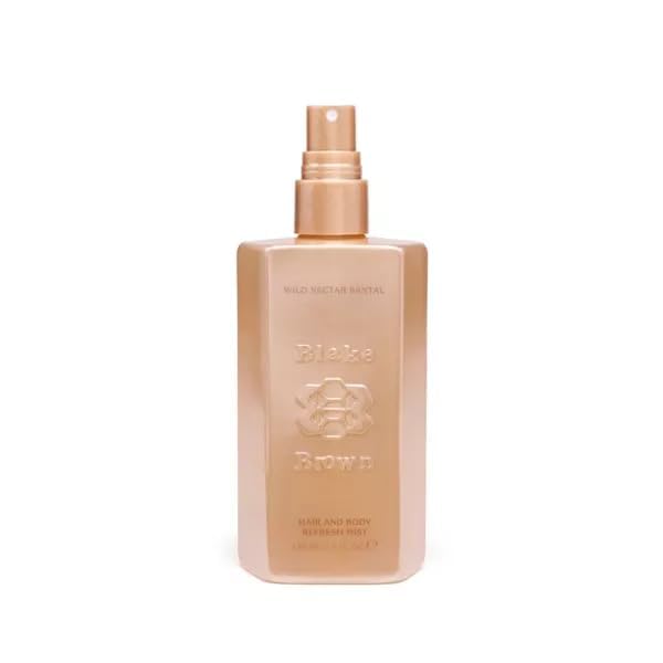 Blake Brownn Hair and Body Refresh Mist - WILD NECTAR SANTAL - Woody Floral Fragrance - 5 fl oz