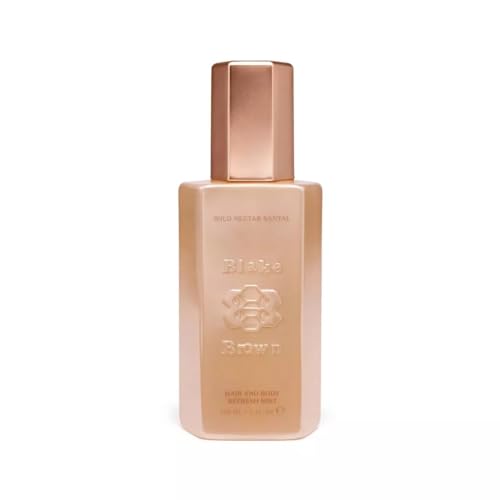 Blake Brownn Hair and Body Refresh Mist - WILD NECTAR SANTAL - Woody Floral Fragrance - 5 fl oz