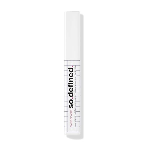wet n wild So Defined Mascara, Volumizing & Lengthining with a Buildable Castor Oil-Infused Formula, Long-Lasting Clump-Free Application for Visibly lifted lashes, Vegan & Cruelty-Free - BLACK