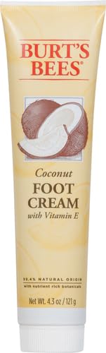 Burt's Bees Coconut Oil Foot Cream, Package May Vary, 4.3 Oz (Pack of 2)