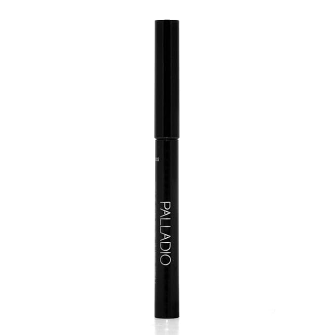 Palladio Felt-Tip Eyeliner Ultra Fine Liner, Creates Thin Precise Lines, Quick Drying, Waterproof, Rich Pigment, Long Lasting Application, Mess Free, Smooth, All Day Wear, Intense Jet Black Color