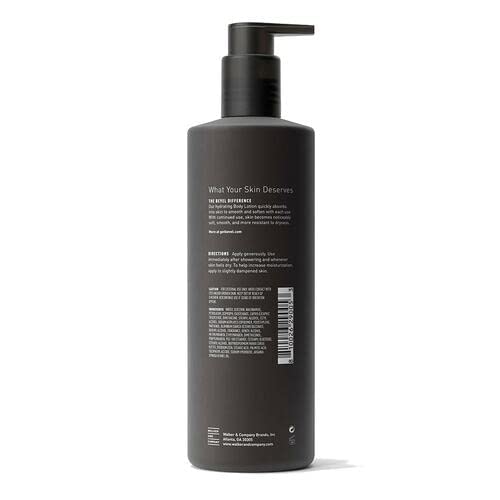 Bevel All Day Body Lotion for Men with Shea Butter and Argan Oil, Lightweight Formula Softens and Smoothes Skin, 16 Oz (Packaging May Vary), (Pack of 2)