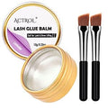 Lash Lift Glue Balm Eyelash Lifting Perm Lavender Strong Hold Lash&Brow Perm Glue Balm Brow Adhesive Powerful Sticky Brow Lamination 0.35Oz/10G