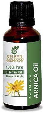 Arnica Flower Essential (Arnica Montana) Obtained from Distillation|Flower Extract of Arnica 100% Pure & Natural Therapeutic Grade for Aromatherapy Use 8.45 Fl. Oz