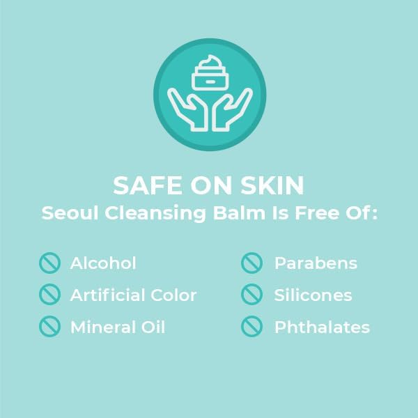 The Beauty Spy Seoul Cleansing Balm-To-Oil Make Up Remover | 3-in-1 Koream Face Cleanser, Makeup Remover & Moisturizing Balm | Ginseng, Green Tea & Peptides | Safe on Skin (100ml)