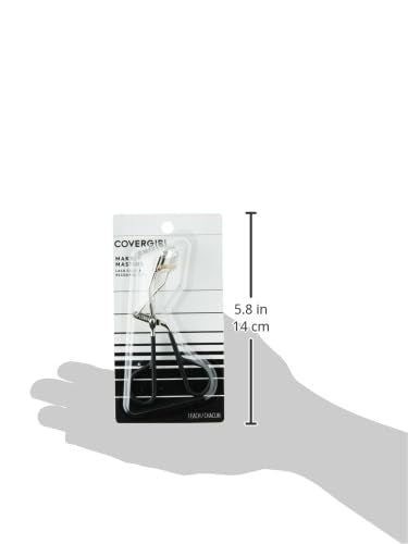 COVERGIRL Makeup Masters Eyelash Curler, Easy to Use, High Drama Lashes, 1 Count, Gentle and Easy Way to Curl Lashes, High Impact, Eye-Opening Effects (Pack of 2)