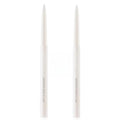 eyeliner pencil retractable eyeliner creamy pigmented smudge proof eye liner pen 2 Pcs White