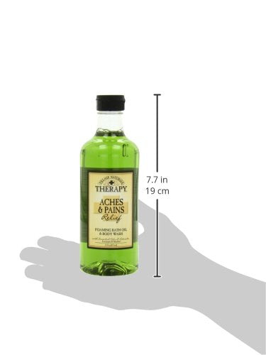 Village Naturals Therapy Foaming Bath Oil, Aches and Pains, 16 Ounce (Pack of 2)