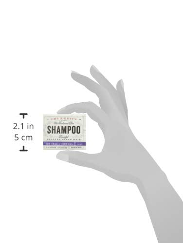 J.R.LIGGETT’S All-Natural Shampoo Bar, Tea Tree & Hemp Oil Formula, Supports Strong & Healthy Hair, Nourish Follicles with Antioxidants & Vitamins, Detergent & Sulfate-Free, 3.5 Ounce Bar (Pack of 2)