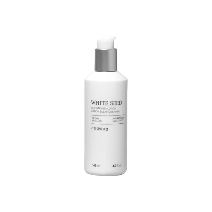 The Face Shop White Seed Brightening Lotion Face Moisturizer - Targets Dark Spots, Dullness and Dryness - Brightening, Hydrating - Niacinamide - Skin Care - Korean Skin Care Moisturizer Face Cream