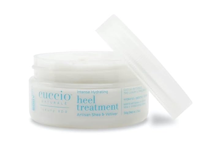 Cuccio Pedicure Hydrating Heel Treatment – Intensive Moisturizer with Argan Oil and Urea for Dry, Cracked Heels, Non-Greasy, Fast-Absorbing, Salon-Quality Care, 2 oz