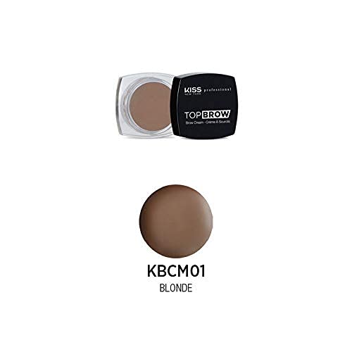 Kiss New York Professional Top Brow Eyebrow Cream (KBCM04 - Dark Brown)