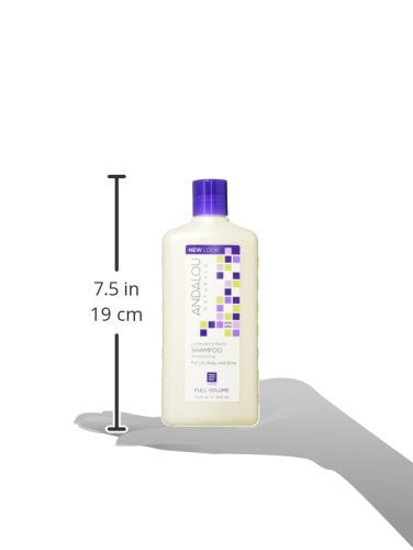 Andalou Naturals Lavender & Biotin Full Volume Shampoo,Purple,11.5 Fl Oz (Pack of 1)