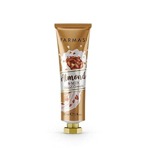 FARMASi 4 Pack Hand Cream Gift Set with Shea Butter, Moisturizing Hand Lotions for Dry Skin, Fast-Absorbing Daily Hand Care, Travel Size Set, 4 x 1 fl oz