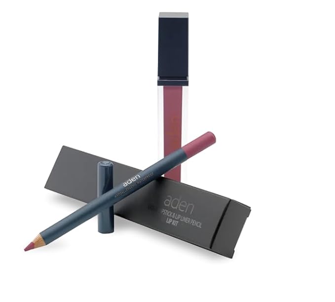 Lipstick for Women & Lip Liner Pencil – Liquid Matte Lipstick Long Lasting – Lip Combo Sets with Lip Stain Long Lasting Waterproof & lip liner stain – Lip Kit Pigmented-Non Smudge-Made in Italy 33