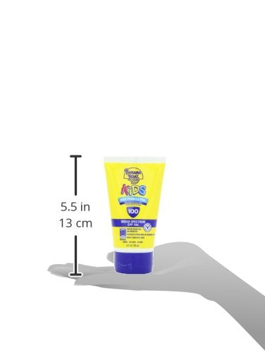 Banana Boat Kids Max Protect & Play Lotion Sunscreen SPF 100, 4oz | Childrens Sunscreen, Kids Sunblock Spray, High SPF, Water Resistant, 4oz