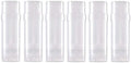 Empty Deodorant Twist-up Containers (Natural, White, Black) - for lotion bar, heel balm etc. (1 oz.) - Travel Size Empty Deodorant Tubes 30g Small Size (6, Clear)