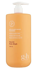 GH Nourish Family Size Shower Gel – Bamboo Complex Water, Olive-Derived Ceramide & White Chia Oil – Creamy, Moisturizing Body Wash – 33.8 fl oz (1000 ml)