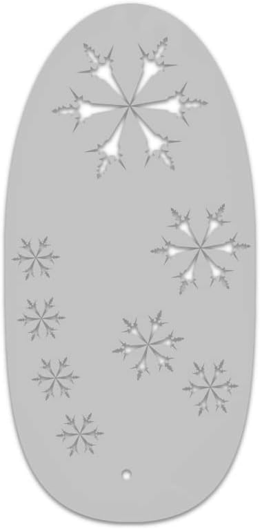 Stencil1FX Snowflakes Makeup Stencil - Snow Flake Eye Stencil Quality Reusable Stencils for Costumes, Dress Up, Halloween, Cosplay, Face Painting, Raves, Festivals