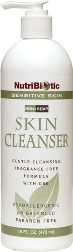 Nutribiotic Nonsoap Skin Cleanser, Sensitive Skin, 16 Fluid Ounce