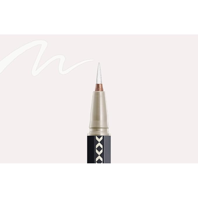 ３６５０ 3650 All Day White Liquid Liner, Waterproof Eyeliner, Smudge- Resistant and Quick Drying