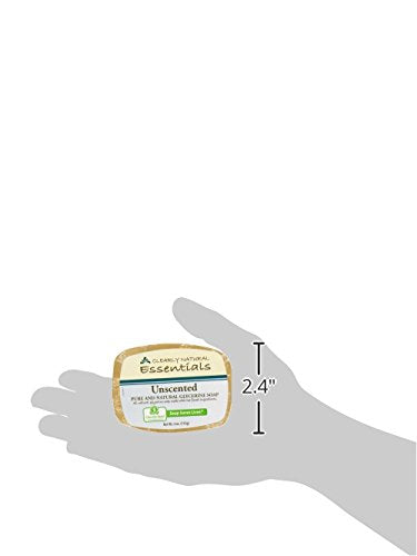 Clearly Natural, Glycerine Soap, Unscented, 4 oz (Pack of 2)