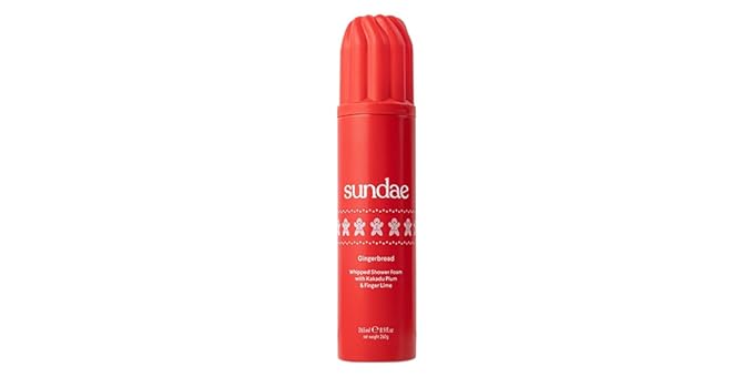 sundae Limited Edition Gingerbread Whipped Body Wash Shower Foam with Kakadu Plum & Finger Lime 8.9 fl oz, 265ml