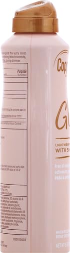 Coppertone Glow Shimmering Sunscreen Spray with Broad Spectrum SPF 50, 5 oz
