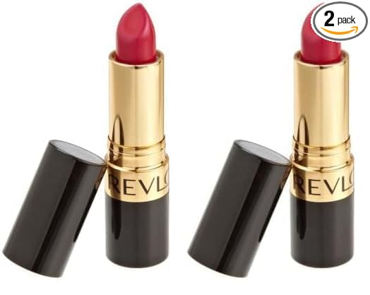 REVLON Super Lustrous Lipstick, Creamy Formula For Soft, Fuller-Looking Lips, Moisturized Feel, 657 Fuchsia Fusion, 0.15 oz (Pack of 2)