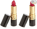 REVLON Super Lustrous Lipstick, Creamy Formula For Soft, Fuller-Looking Lips, Moisturized Feel, 657 Fuchsia Fusion, 0.15 oz (Pack of 2)