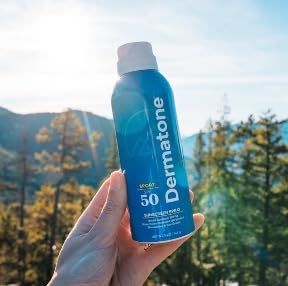 Dermatone Sport Sunscreen Spray SPF 50 | Broad Spectrum, Moisturizing, Water-Resistant | With Vitamin C, Aloe & Vitamin E | Oxybenzone & Octinoxate Free - Hawaii Act 104 Compliant | 5oz