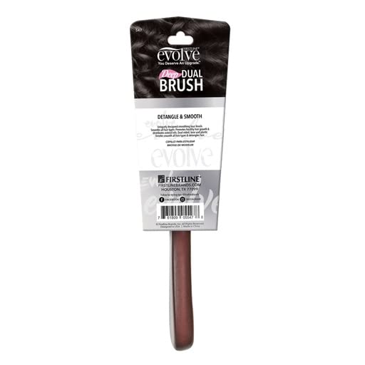 Evolve Deep Dual Detangle & Smooth Brush (Pack of 2)