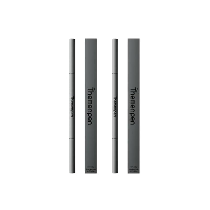 The Men Pen Complete Eyebrow Grooming Kit for Men | Scissors, Tweezers, Razors & 2 Eyebrow Filler Pens for Shaping | Trimming & Defining Brows | Dark Brown