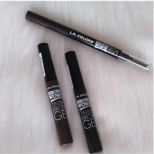L.A. Colors Tinted Brow Gel, Soft Brown, 1 Ounce (Pack of 2)