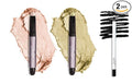 Julep Eyeshadow 101 Crème-to-Powder Eyeshadow Stick Duo + When Pencil Met Gel Sharpenable Multi-Use Longwear Eyeliner Pencil, 3pc Set - Meadow Shimmer, Blackest Black and Pearl Shimmer