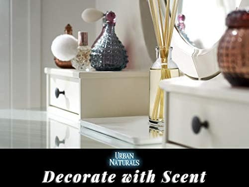 Urban Naturals Grapefruit Reed Diffuser Oil Set | with Bergamot Essential Oils & Tart Greens | Made in the USA
