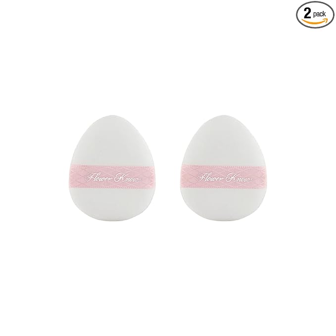 [GIFT]Flower Knows Mini Powder Puff,Buy 1 Powder Blush,Get 1 Little Angel Mini Puff,Soft,Reusable(Mini Powder Puff)