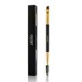 Docolor Eyebrow Brush Duo, Professional Angled Eye Brow Brush and Spoolie Brushes Perfect for Lining and Shaping Brows, Spoolie for Brows or Lashes Black