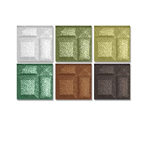 L.A. COLORS 6 Color Eyeshadow, Charming CES462 (Pack of 2)