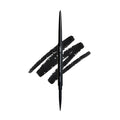 LITHE BEAUTY Smudge-Proof Gel Eyeliner Pencil – Long Wear Retractable Eyeliner with Ultra Thin Tip & Angled Brush, High Definition Vegan Makeup in Shade 100% Black