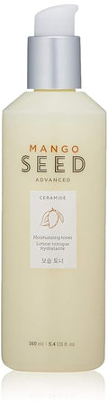 The Face Shop Mango Seed Moisturizing toner | Intense Hydrating & Nourishing Toner with Subtly Sweet-Scented for Dry Skin | Rich & Everlasting Skin Moisturization, 5.4 Fl Oz