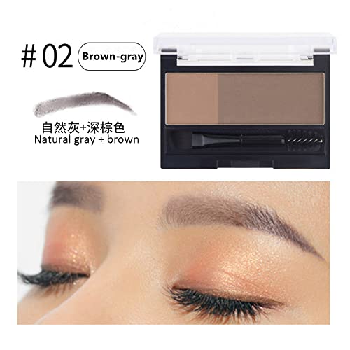 SNOVO Professional eyebrow Palette Eyebrow makeup is available in 5 colors (02# Brown-gray)
