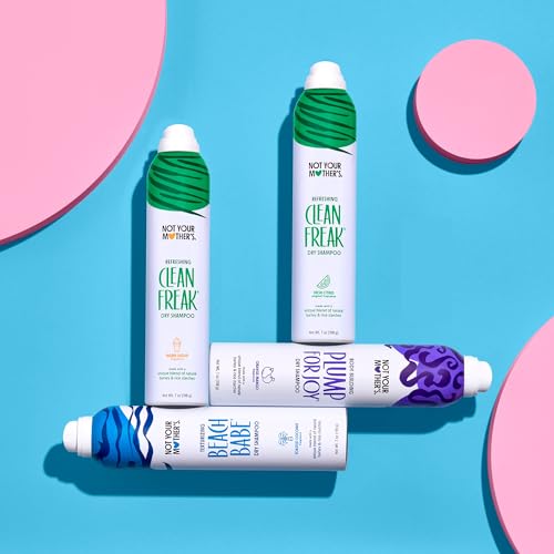Not Your Mother's Value Pack Clean Freak Refreshing Jumbo Dry Shampoo (2-Pack) - 12 oz Each - 70% More to Instantly Absorb Oil and Refresh Hair Between Washes - Fresh Citrus - For All Hair Types