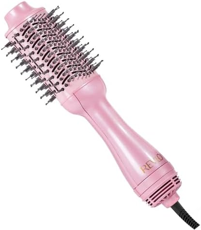 Revlon One-Step Volumizer Hair Dryer and Styler for Easy Salon-Style Blowouts, Revlon Blow Dry Brush for All Hair Types and Lengths, 10th Anniversary Pink Fizz (Limited Edition)