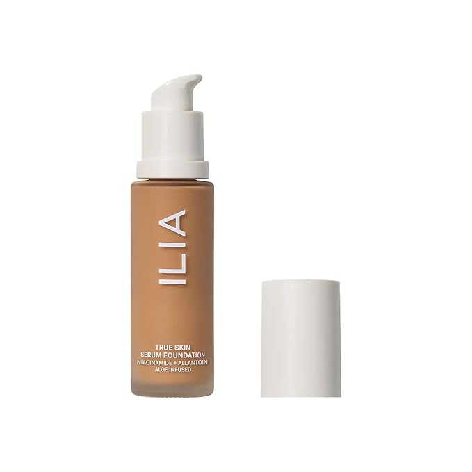 ILIA - True Skin Serum Foundation | Non-Comedogenic, Cruelty-Free, Vegan, Weightless Feel, Buildable Coverage, Safe for Sensitive Complexions (Bonaire SF9.5)