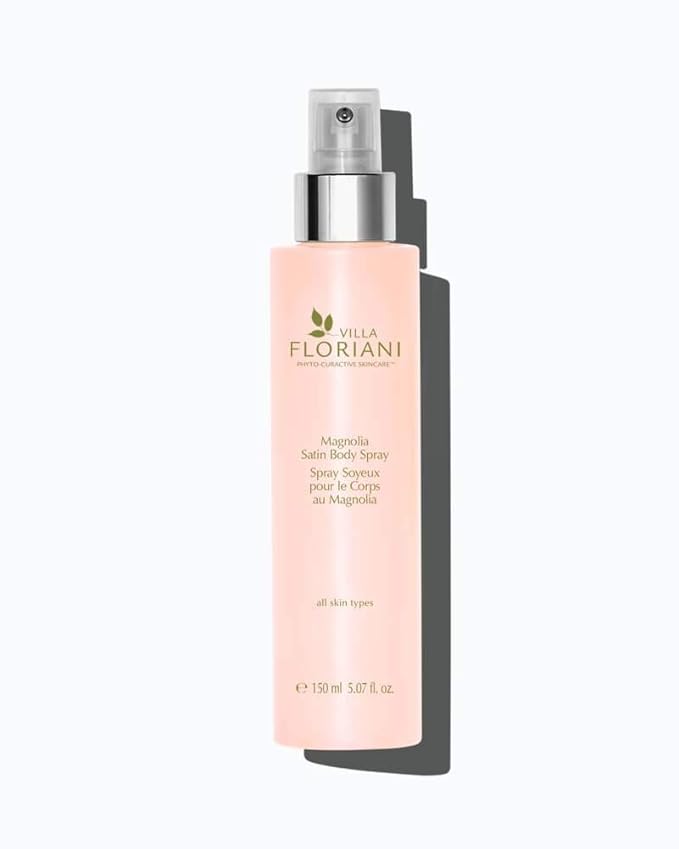 Villa Floriani Magnolia Dry Body Oil with Satin Shimmer | Hydrating After-Shower Mist for Soft, Dry Skin | Scented Body Oils for Women | Made in Italy, Spa-Discovered | 5.07 fl oz