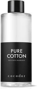 COCODOR Reed Diffuser Oil Refill/Pure Cotton/6.7oz(200ml)/1 Pack/Aroma Therapy, Home Fragrance, Scented Oils, Oils for Reed Diffuser, Office Décor, Decoration