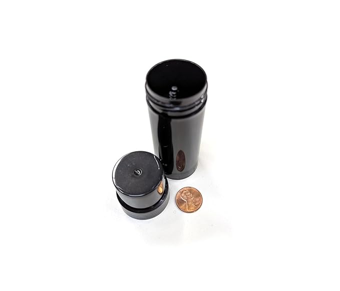 Empty Deodorant Twist-up Containers (Natural, White, Black) - for lotion bar, heel balm etc. (1 oz.) - Travel Size Empty Deodorant Tubes 30g Small Size (6, Clear)