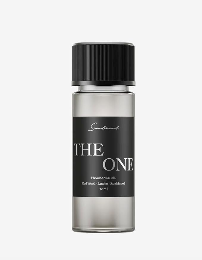 Scentiment The One Diffuser Oil – Cardamom, Leather, Lemon with Cinnamon & Sandalwood Scent for Diffusers, Fragrance Oil – 0.68 fl oz (20 mL)