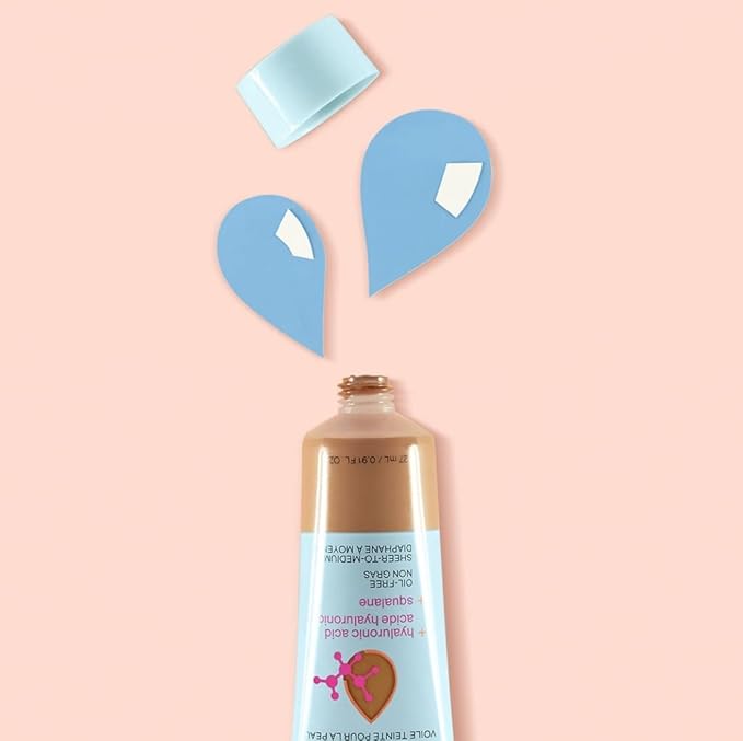 wet n wild Bare Focus Tinted Hydrator Tinted Skin Veil, Lightweight Buildable Coverage with Hyaluronic Acid & Vegan Squalane, Semi-Matte Finish, Cruelty-Free - Medium Tan (Pack of 2)